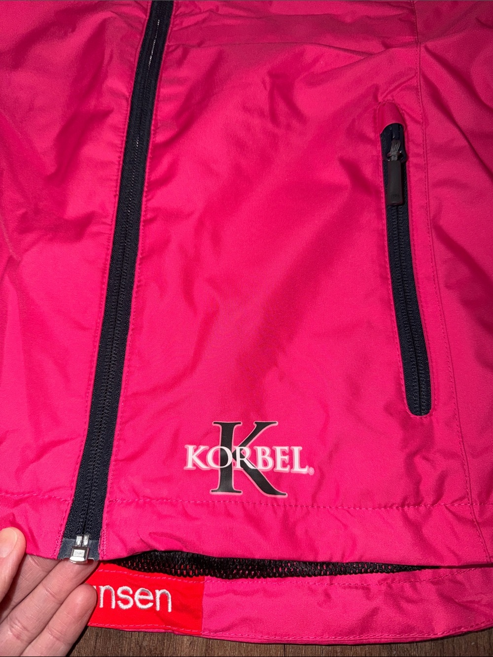 Helly Hansen Pink Crew Vest Women’s Windbreaker Sailing Sz L - Picture 5 of 10